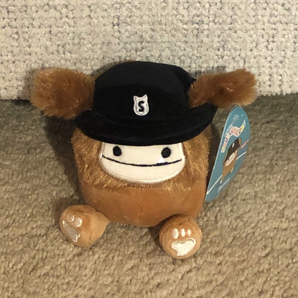 Squishmallows Benny Bigfoot (Take 4) with Black Hat